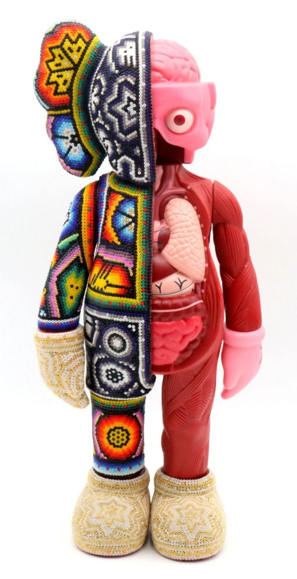 Chroma Rick Wolfryd "Dissected Man" Beaded Figurine