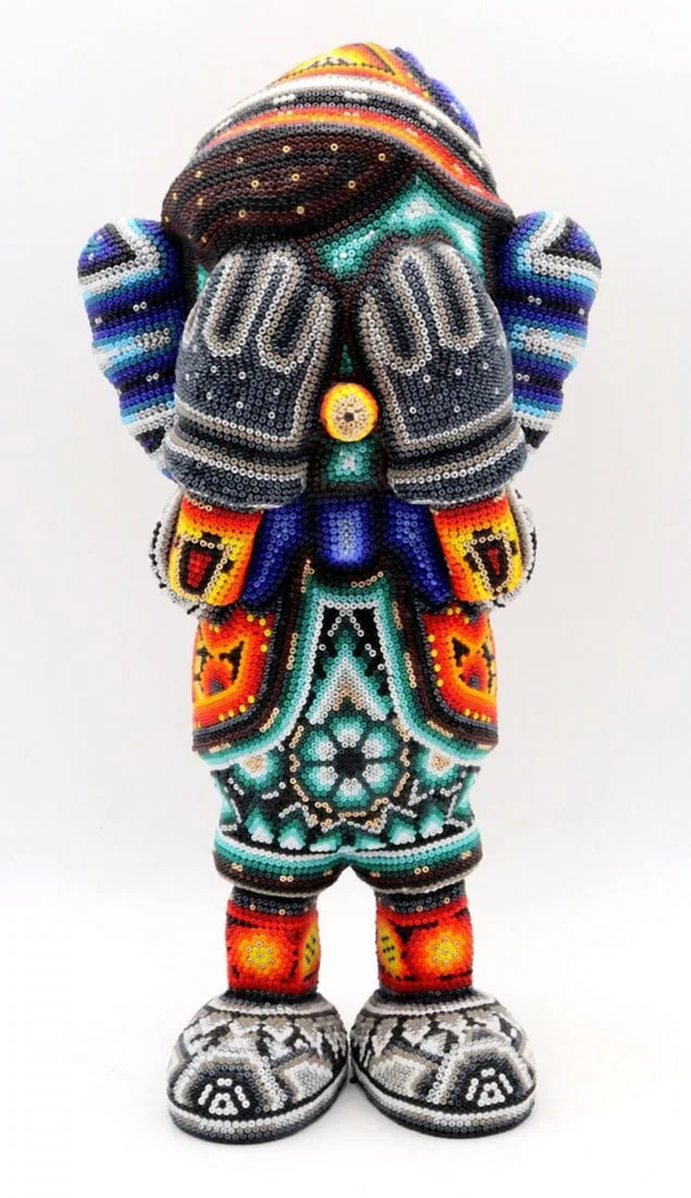 Chroma Rick Wolfryd "Pinocchio" Beaded Sculpture
