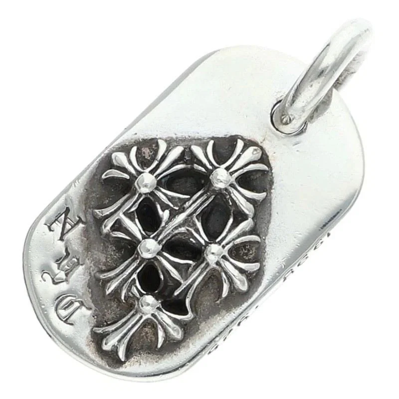 CHROME HEARTS RAISED DOG TAG