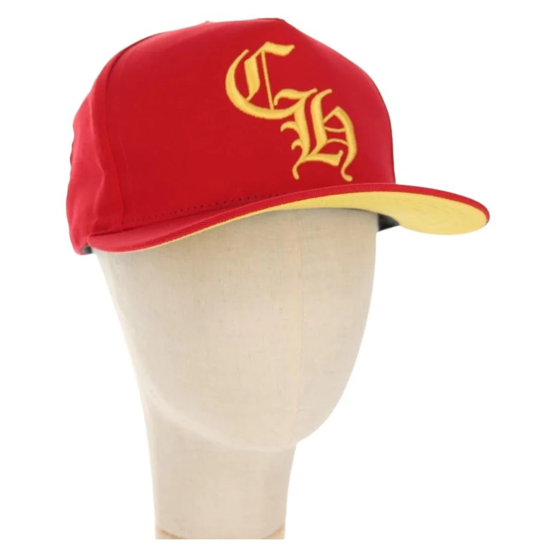 Chrome Hearts Red Cotton Cross Ball Cap Authentic USA