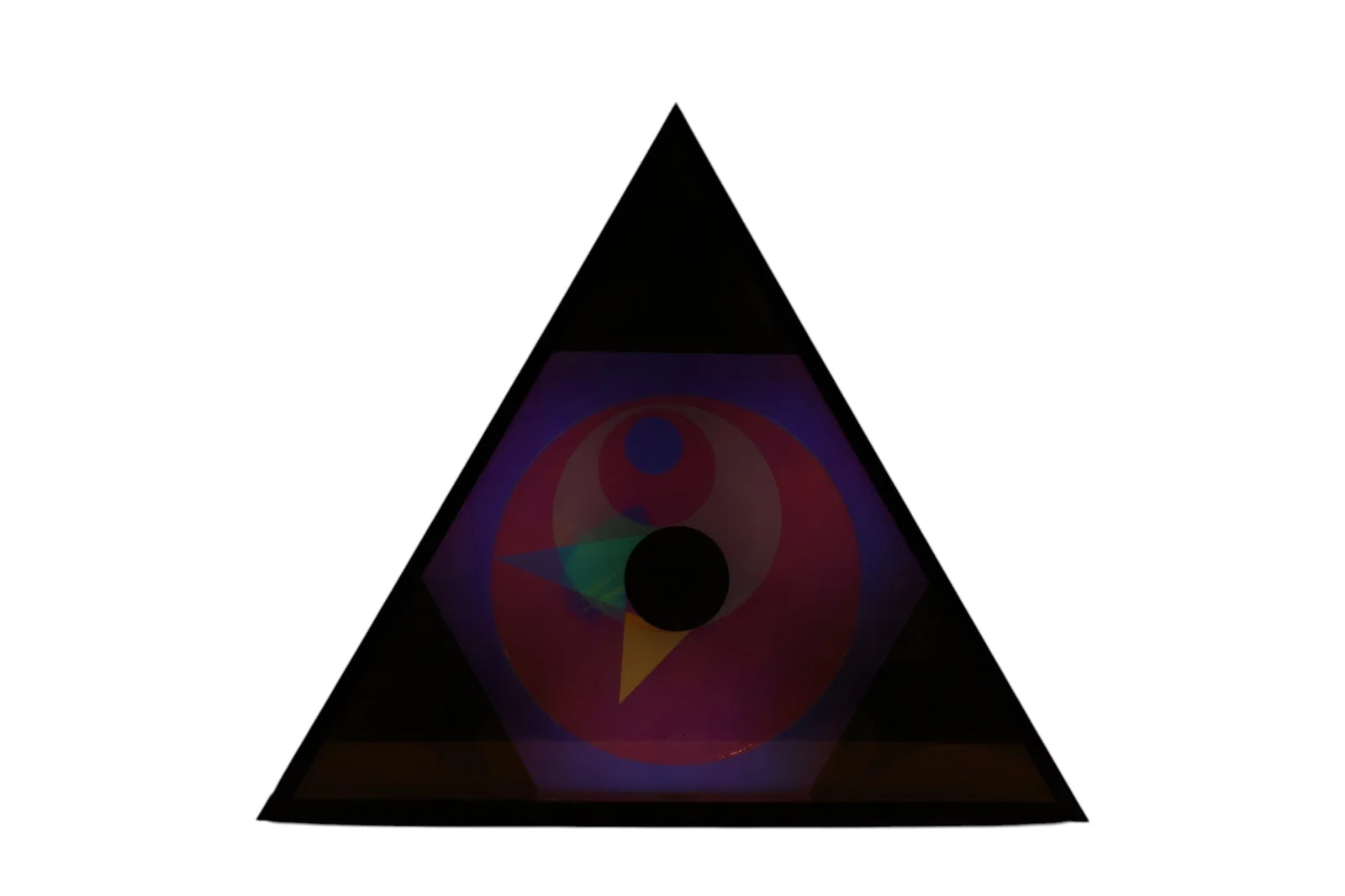 Chrono Art Timewave II Kinetic Postmodern Clock