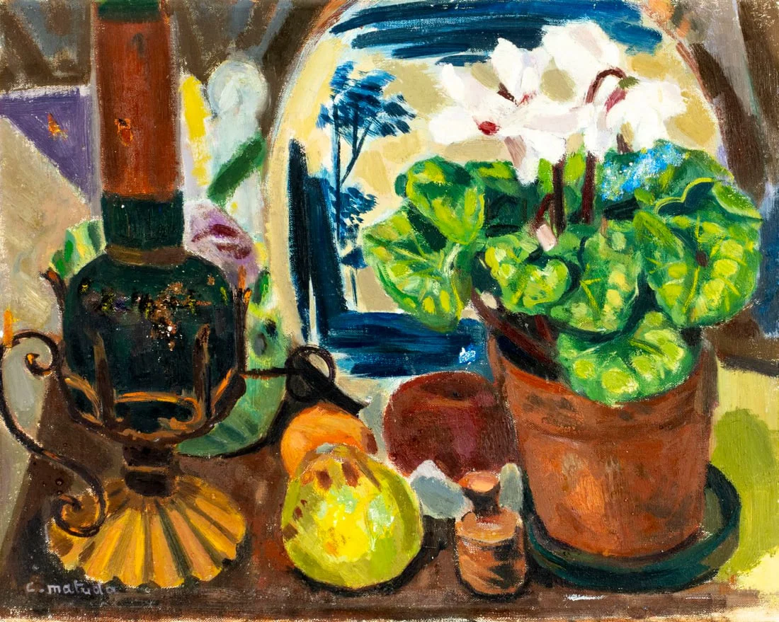 Chuichi Matsuda (Japan,mid 20C) oil painting