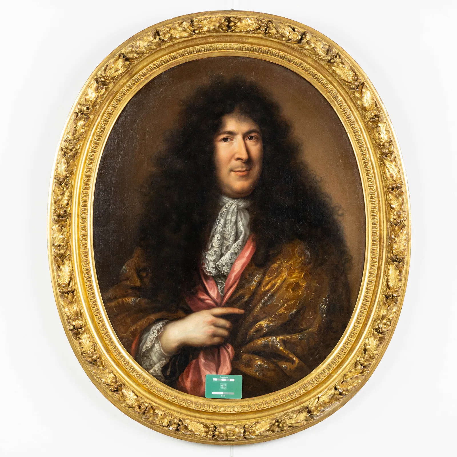 Circle of Nicolas De Larguilliere (1656-1746), a portrait of a nobleman, oil on canvas, late 17th C.