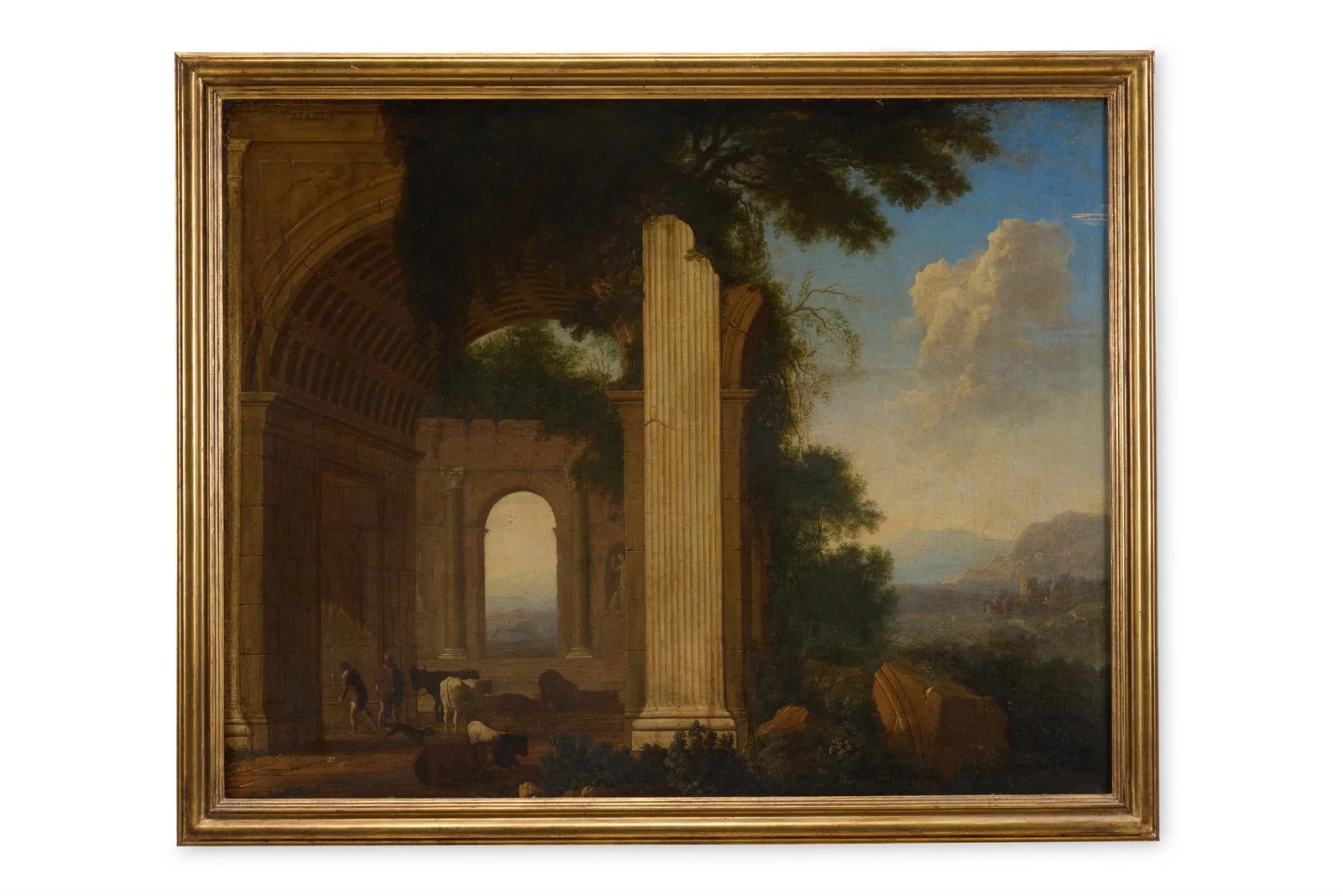 CIRCLE OF PIERRE ANTOINE PATEL (FRENCH 1648-1707), AN ARCHITECTURAL CAPPRICCIO