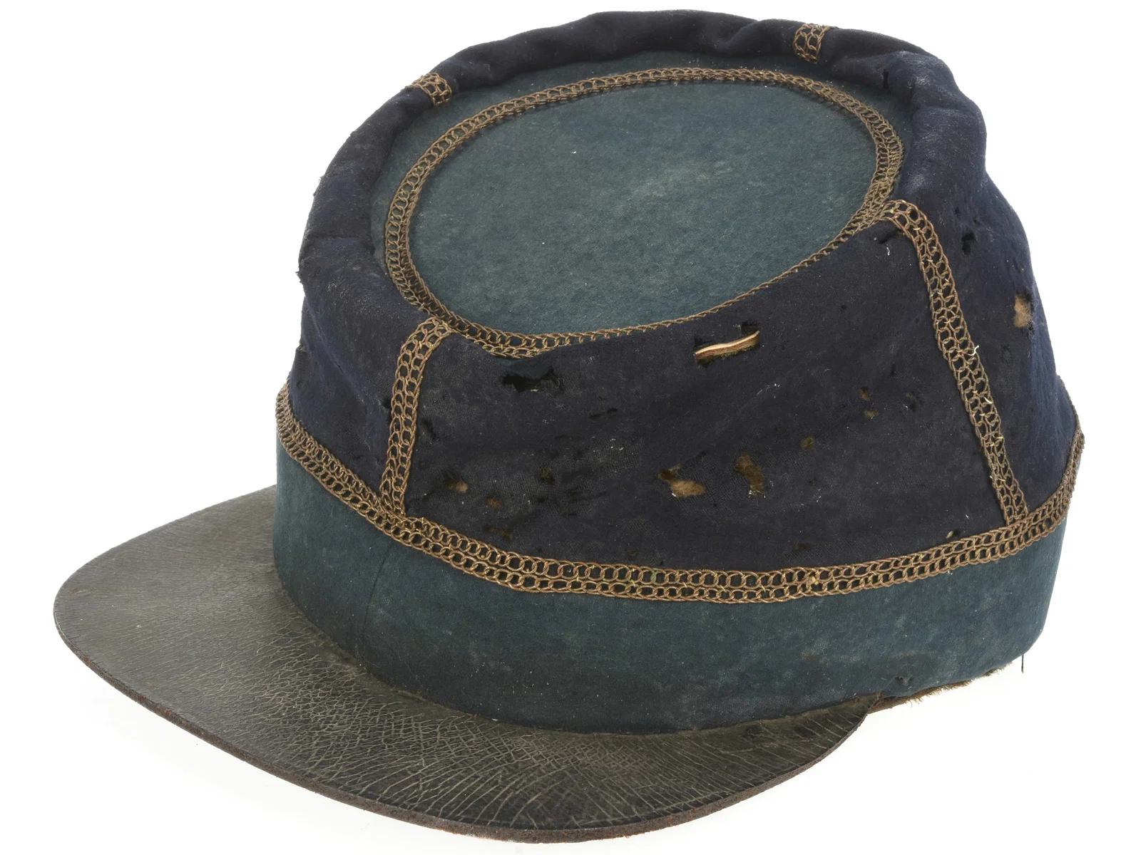 Civil War Confederate Infantry Officer's Kepi: ex. Gettysburg Charlie Weaver Museum Artifact
