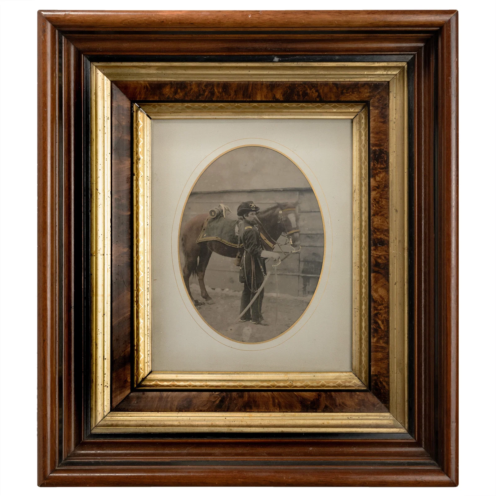 [CIVIL WAR} Heroic Maryland Officer: Full Plate Ambrotype