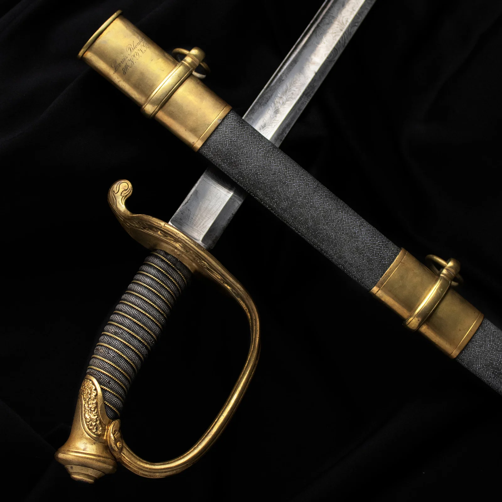 [CIVIL WAR] Inscribed Sword of Col. Louis Blenkner, 8th New York