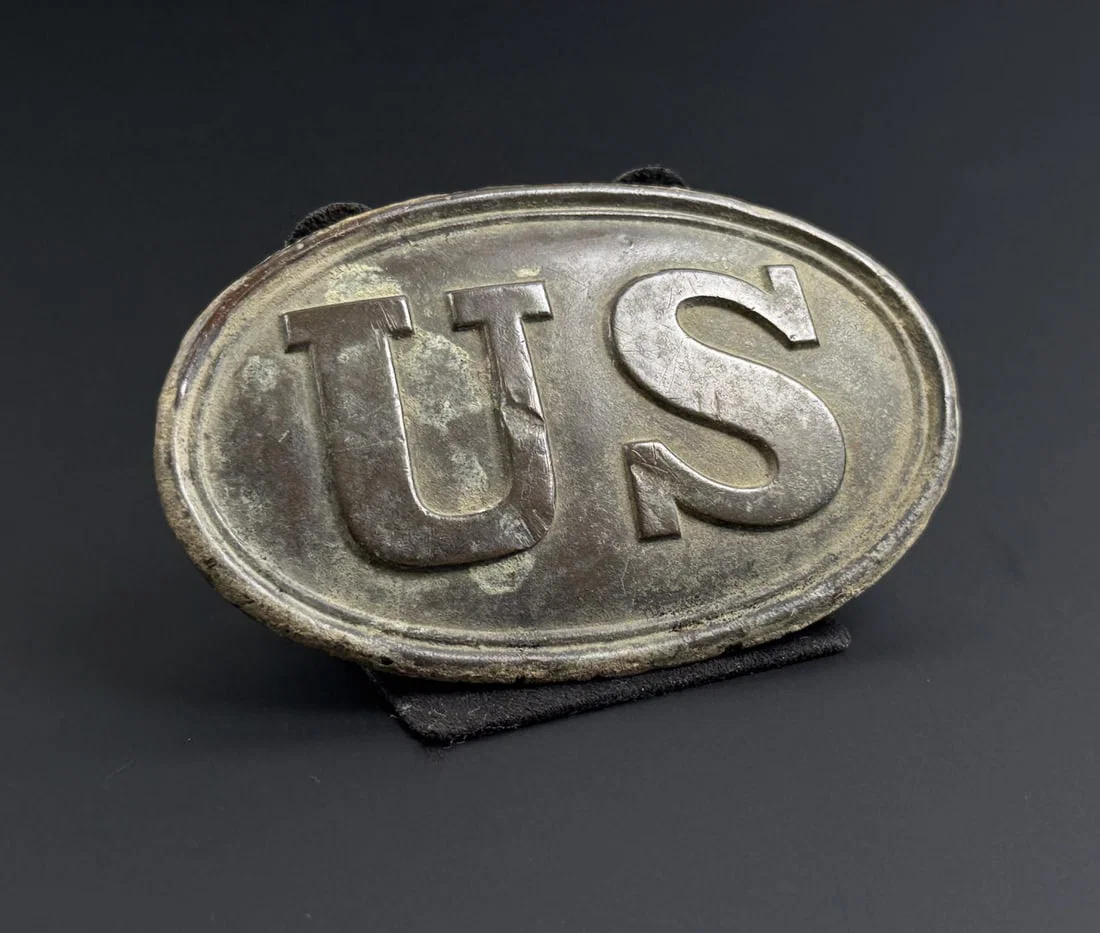 Civil War Union Army Puppy Paw Belt Buckle
