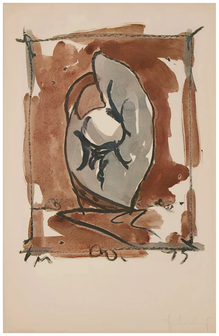 Claes Oldenburg (1929-2022), "Study for Standing Mitt," 1976
