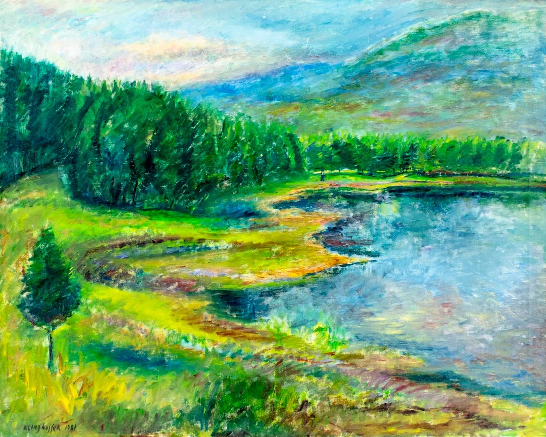Clara Klinghoffer (NY,UK,Austria,1900-1970) oil painting