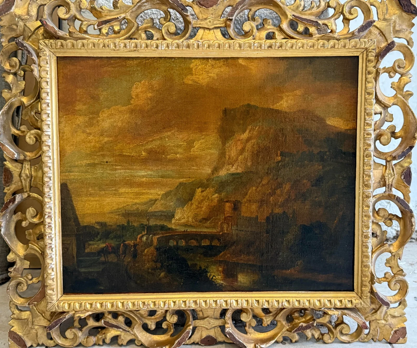 Claude Joseph (1714-1789) France Original oil painting on canvas