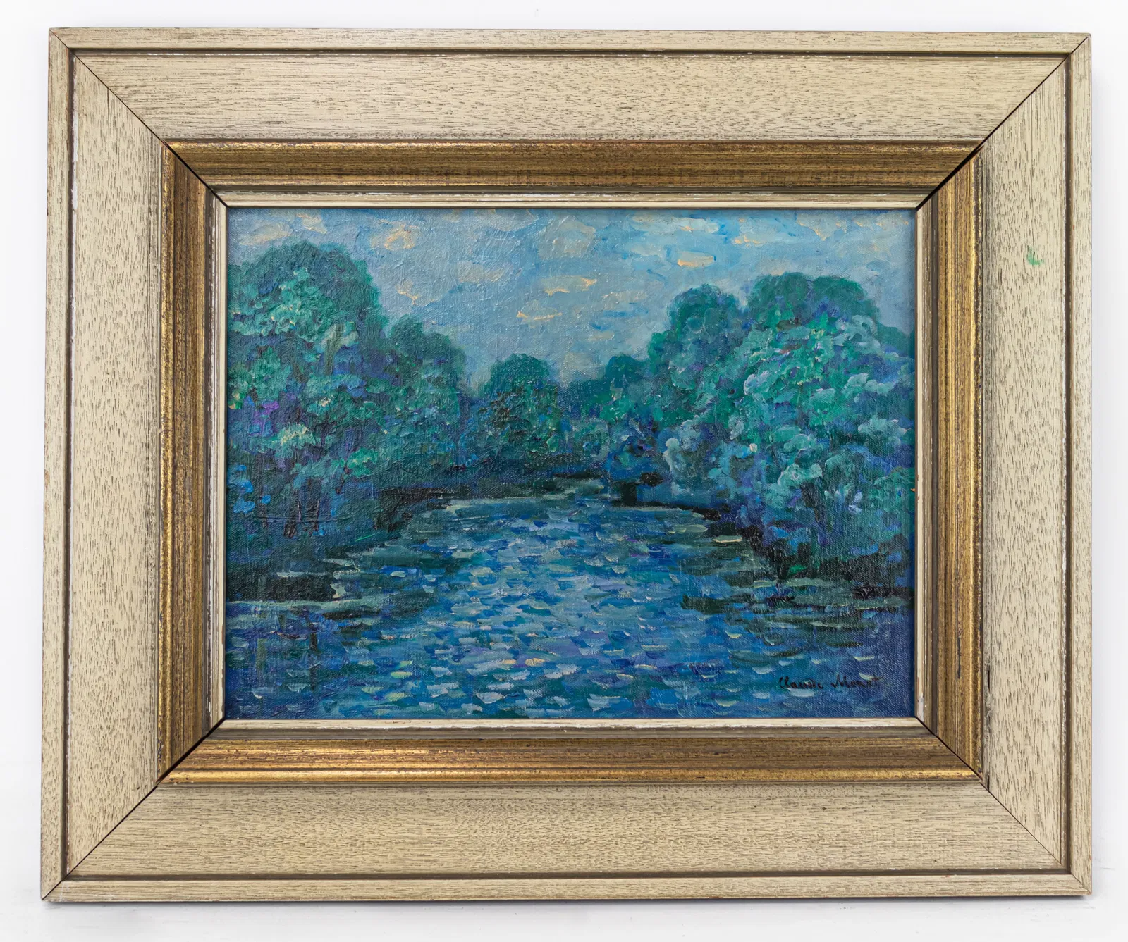 Claude Monet French (Oil on Canvas Painting) In style of