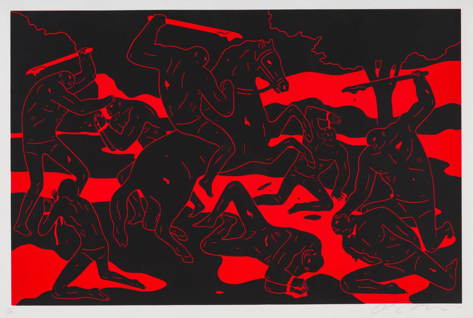 Cleon Peterson River of Blood, 2015