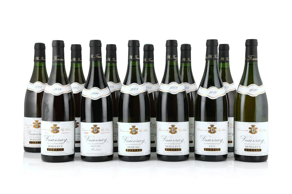 Clos Naudin, Vouvray Moelleux Reserve, 1989 (8 x 750ml) Clos Naudin, Vouvray Goutte d'Or, 1990 ...