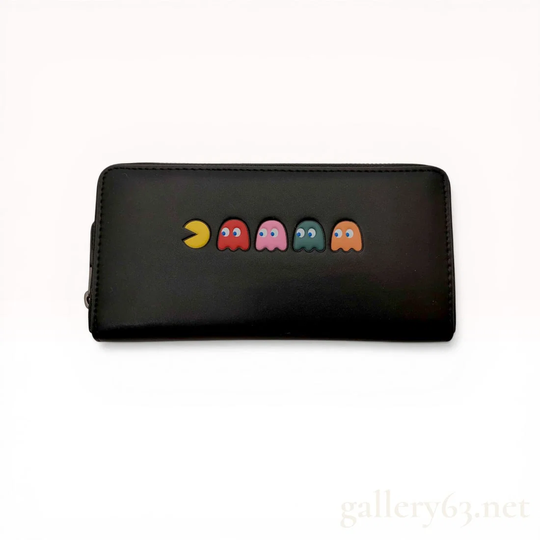 Coach x Pac-Man Limited Edition Accordion Zip Wallet in Smooth Leather