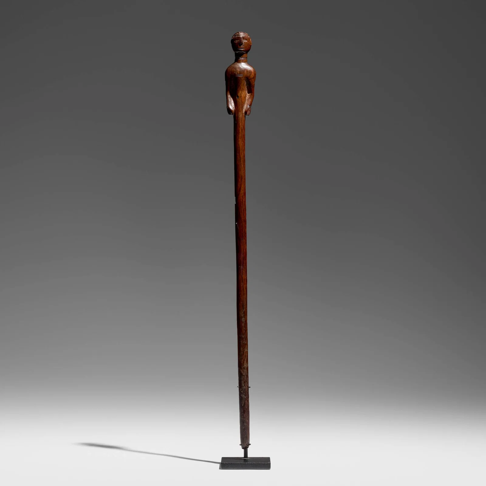 Coastal Tanzania, possibly Zaramo, Figural staff