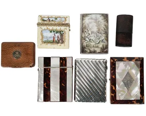 Collection of Assorted Compacts and Boxes