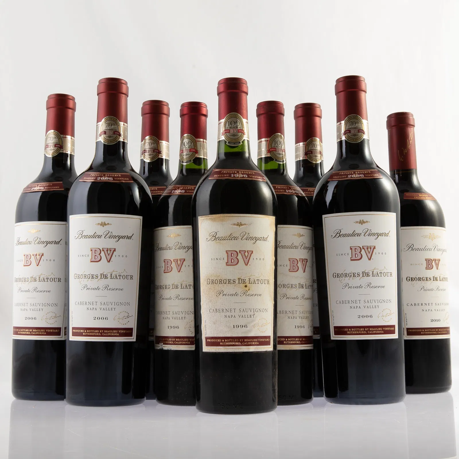 Collection of Beaulieu Vineyards Georges De Latour Private Reserve Cabernet Sauvignon