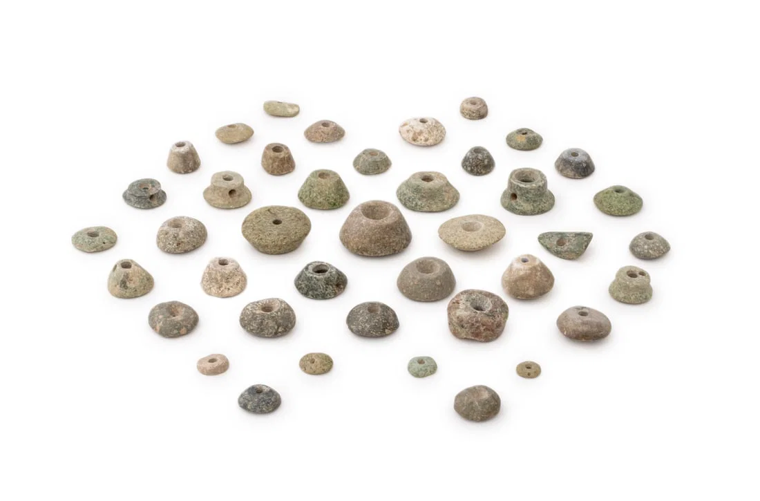 Collection of Pre-Columbian Stone Ear Flares, 41