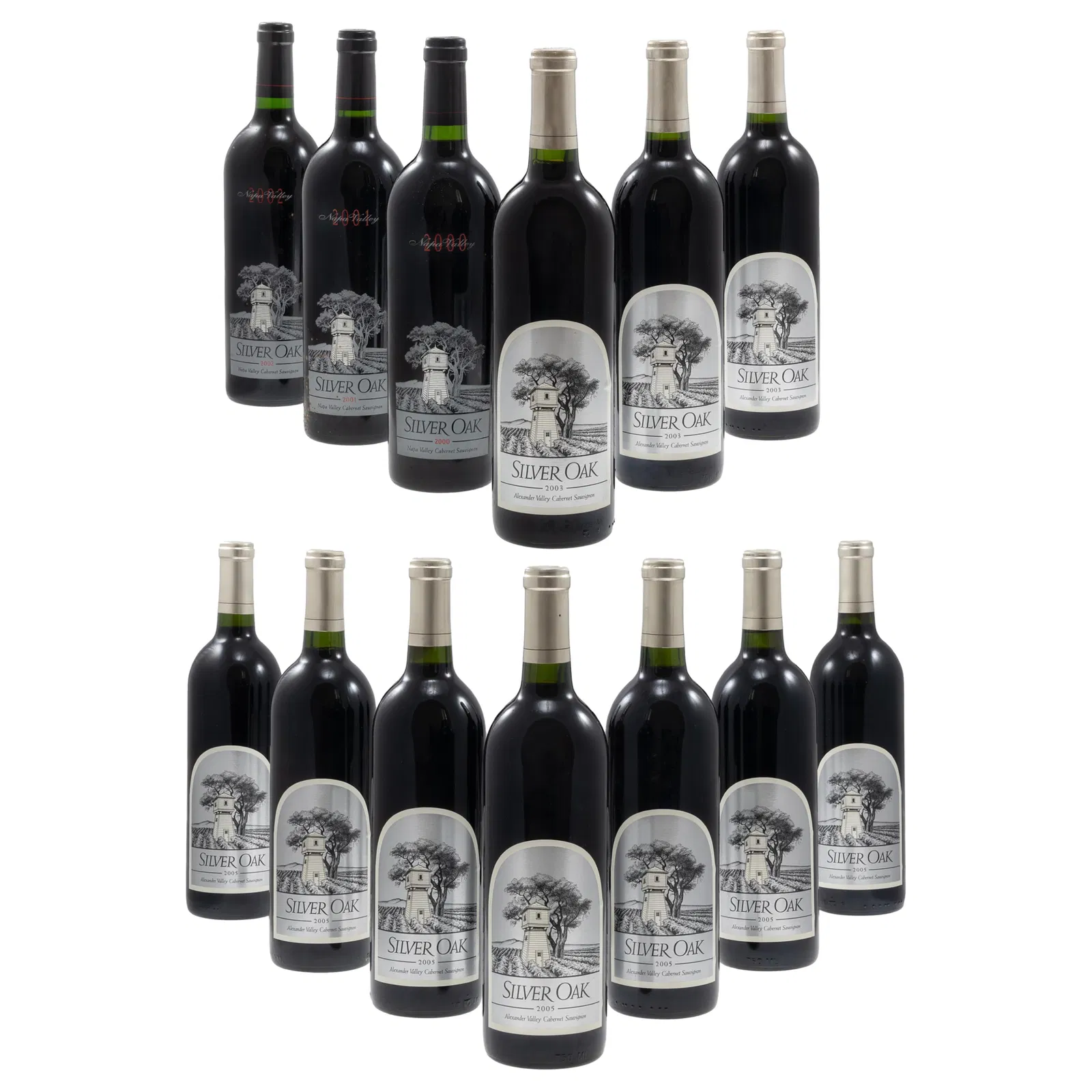 Collection of Silver Oak Cellars Cabernet Sauvignon