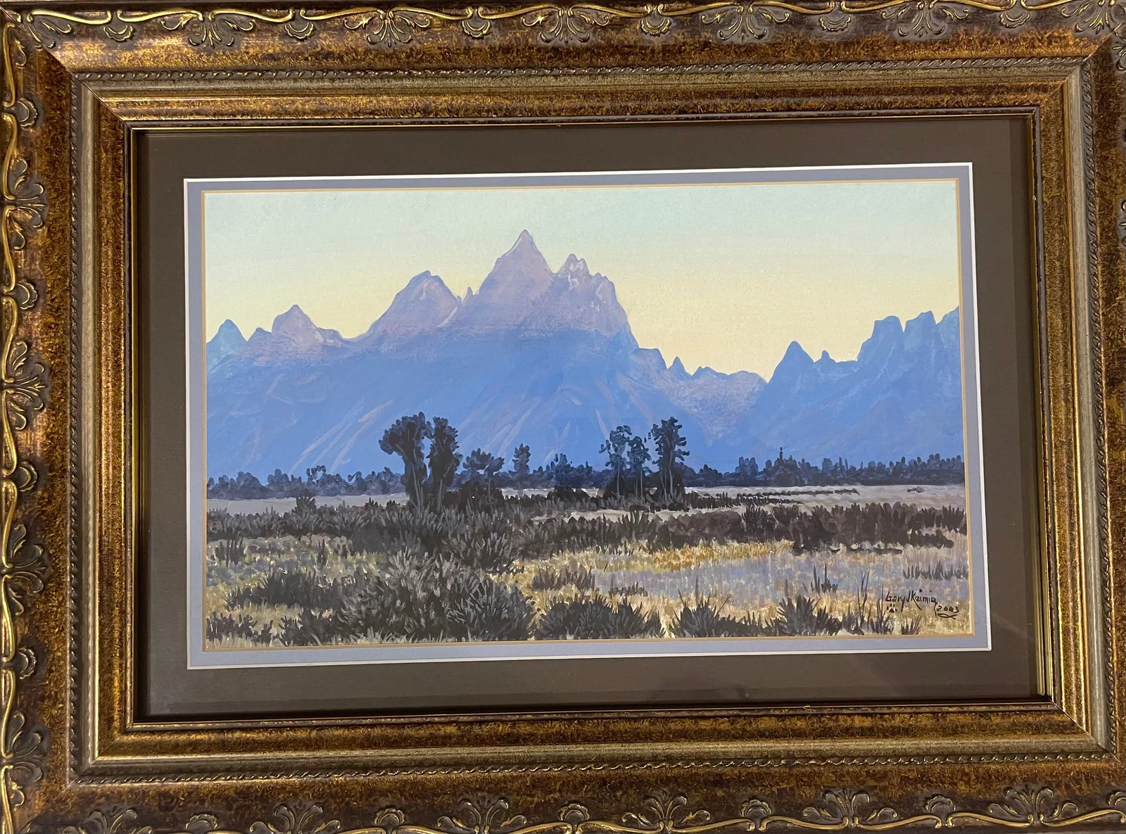 Collection of Two (2) paintings by Gary Keimig