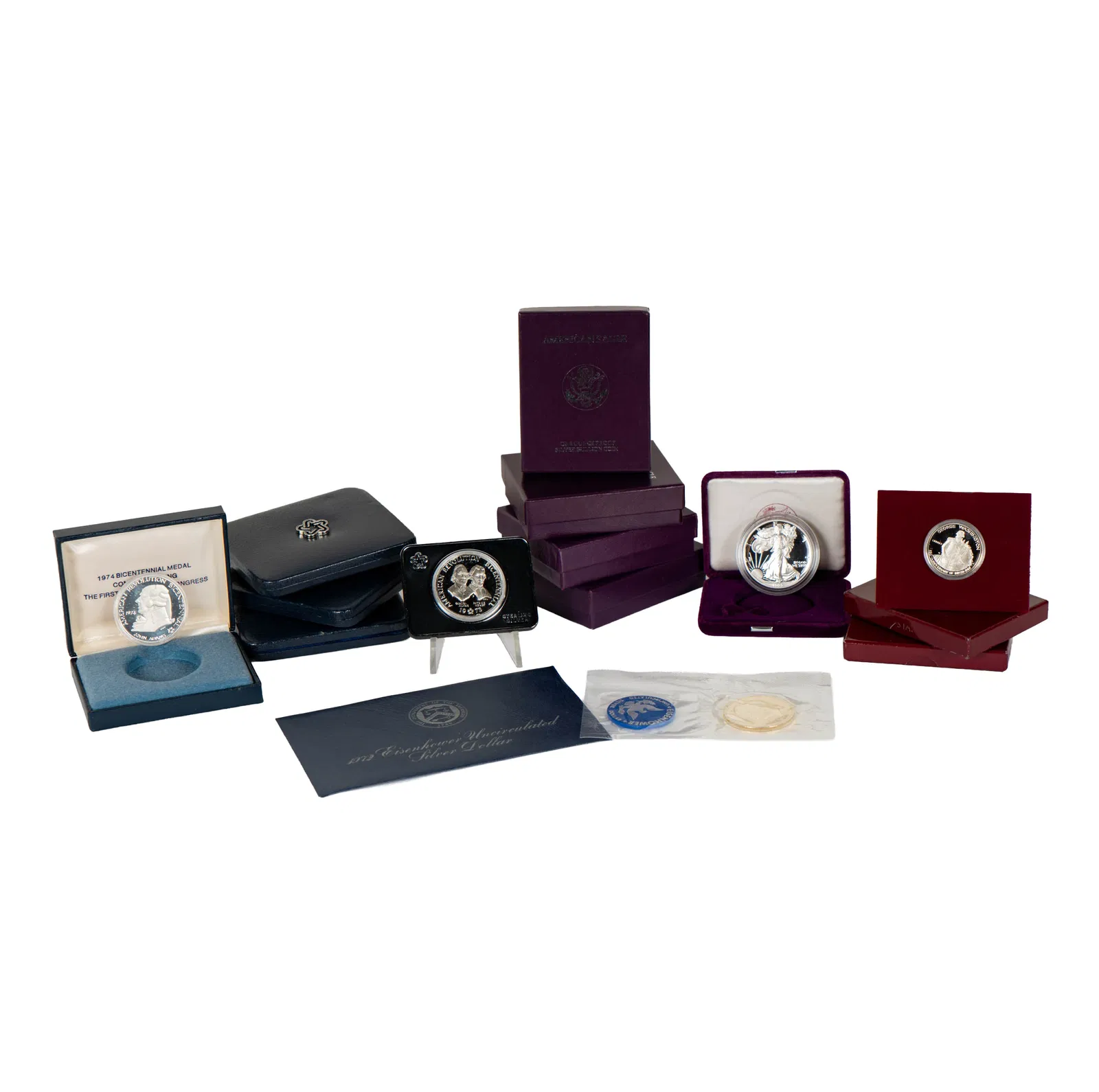 Collection of United States Silver Coins and Medals