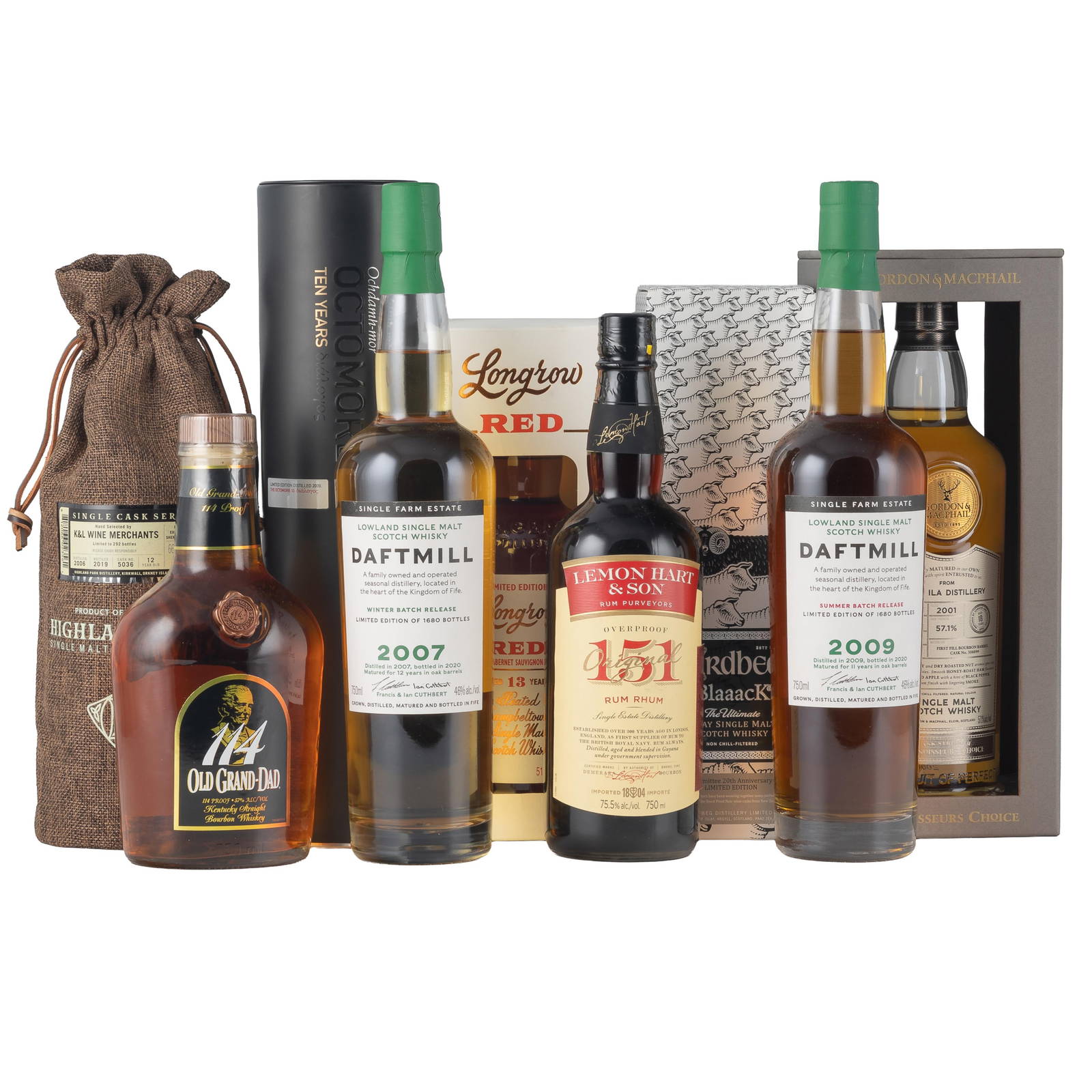 Collection of Whiskey and Rum