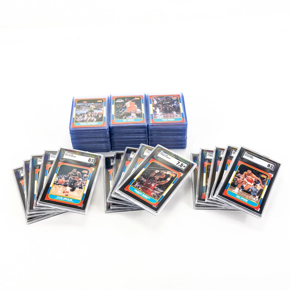 Complete 1986 NBA FLEER SET #1-132 MJ Barkley 7.5