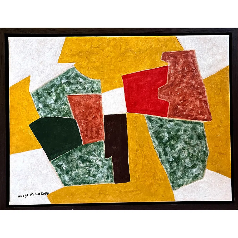 COMPOSITION ABSTRAITE SIGNED SERGE POLIAKOFF