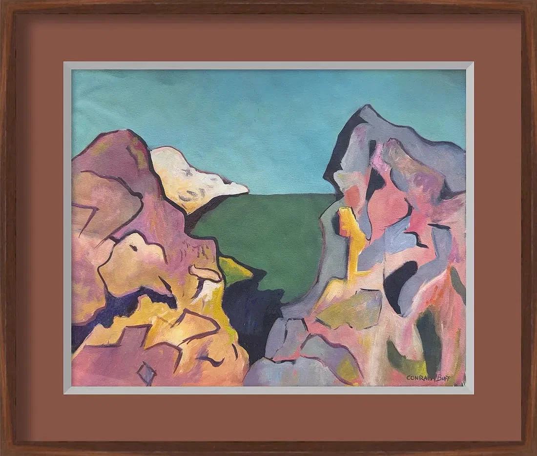 Conrad Buff, Watercolor on Paper, Swiss (1886 - 1975)