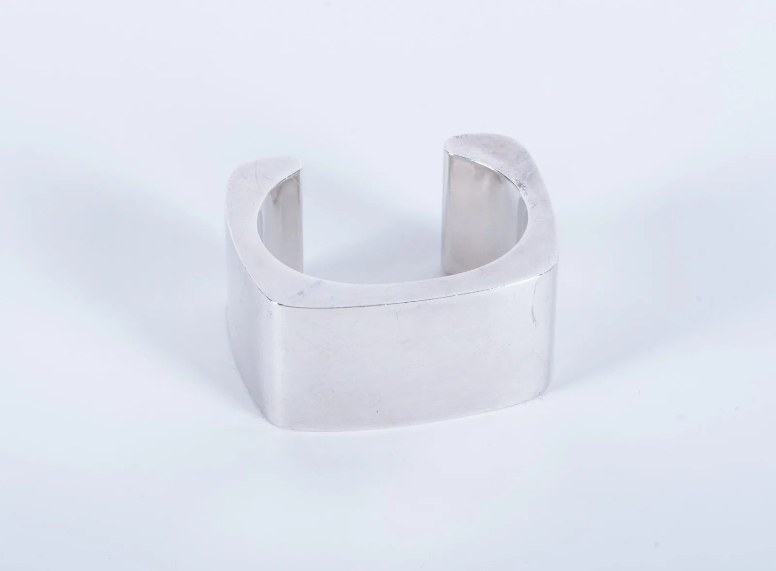 Contemporary 925 Sterling Silver Cuff Bracelet