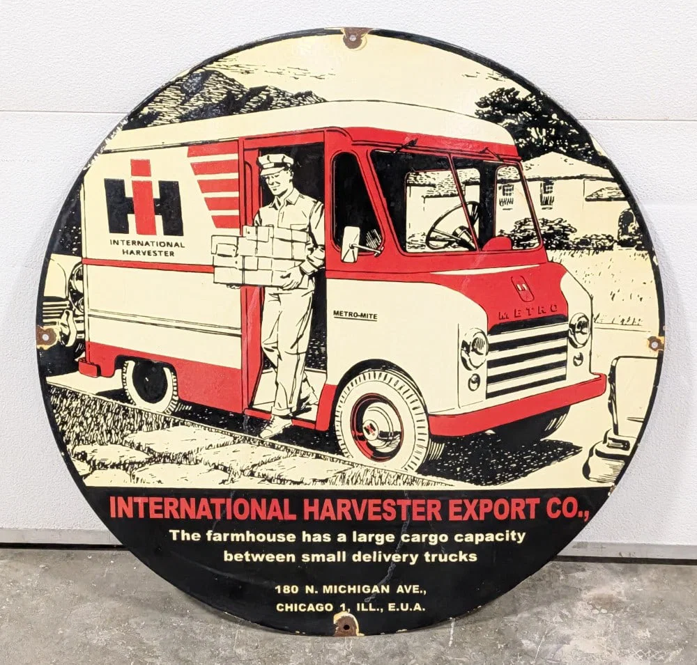 Contemporary International Harvester Metro Van Fantasy Sign
