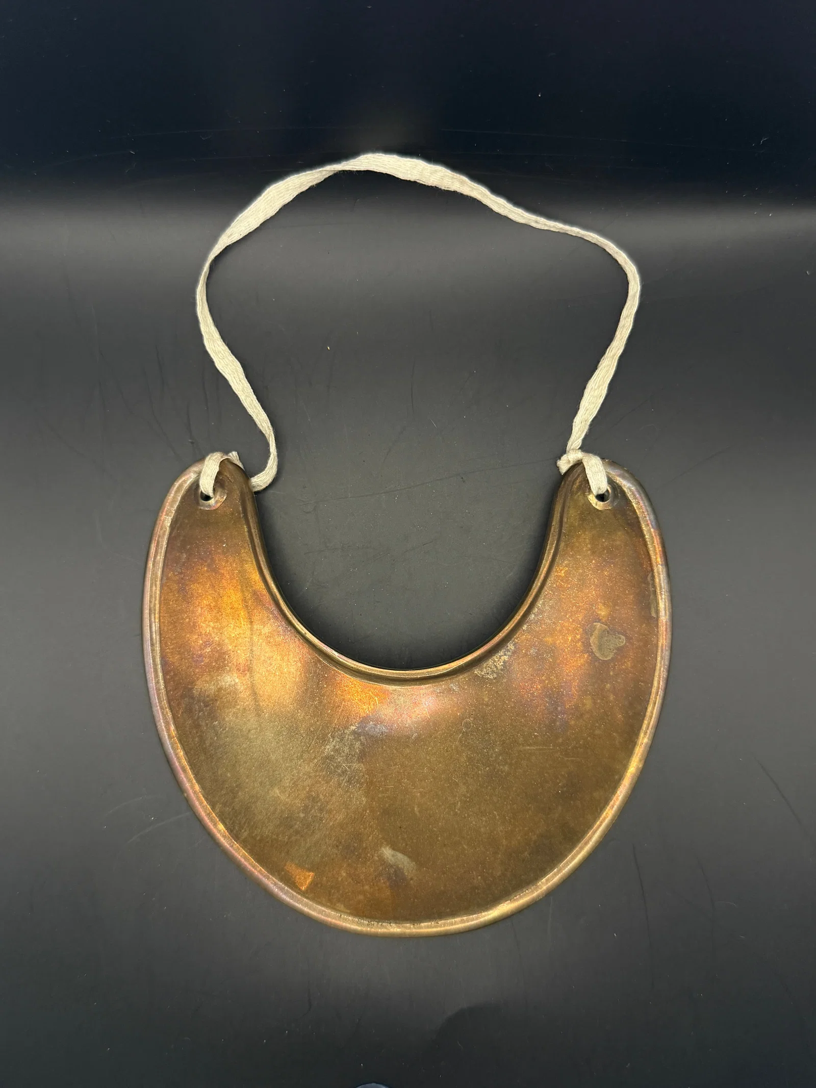Copper Gorget-Style Neck Ornament, Native American / Trade Style, 19th–20th century