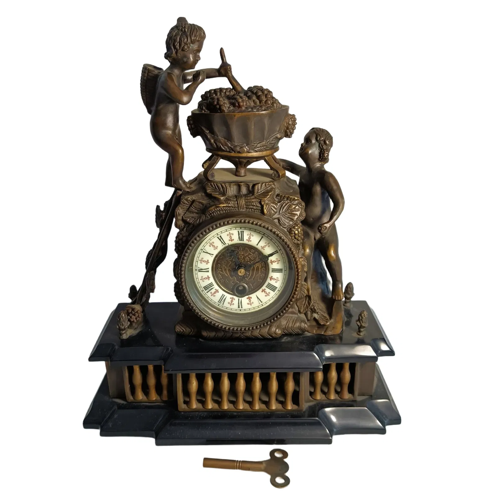 Copper vintage mechanical watch