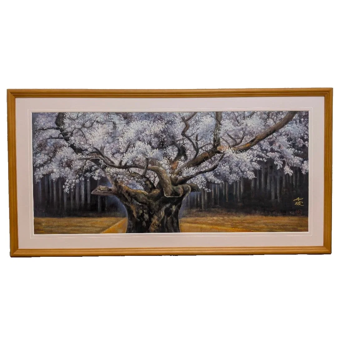 Copy after Nakajima Chinami, Oil Painting, Framed