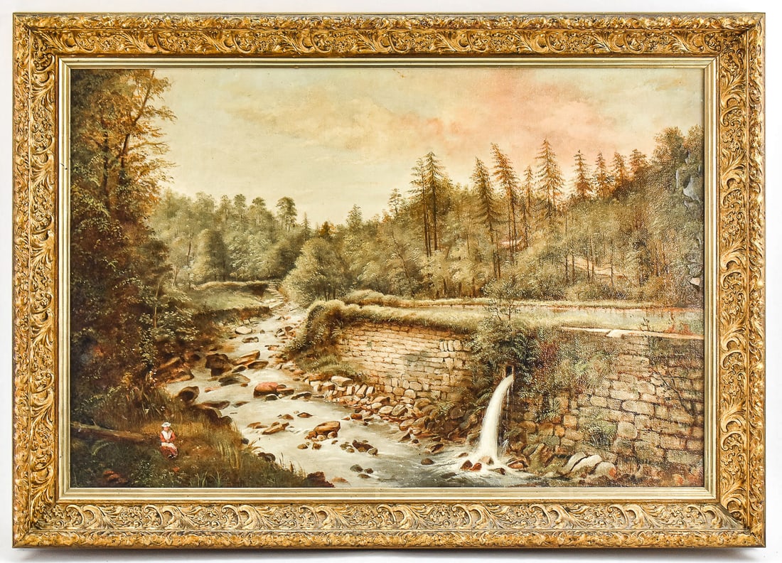 CORNELIUS DAVID KRIEGHOFF 'CANADIAN LANDSCAPE' OIL PAINTING