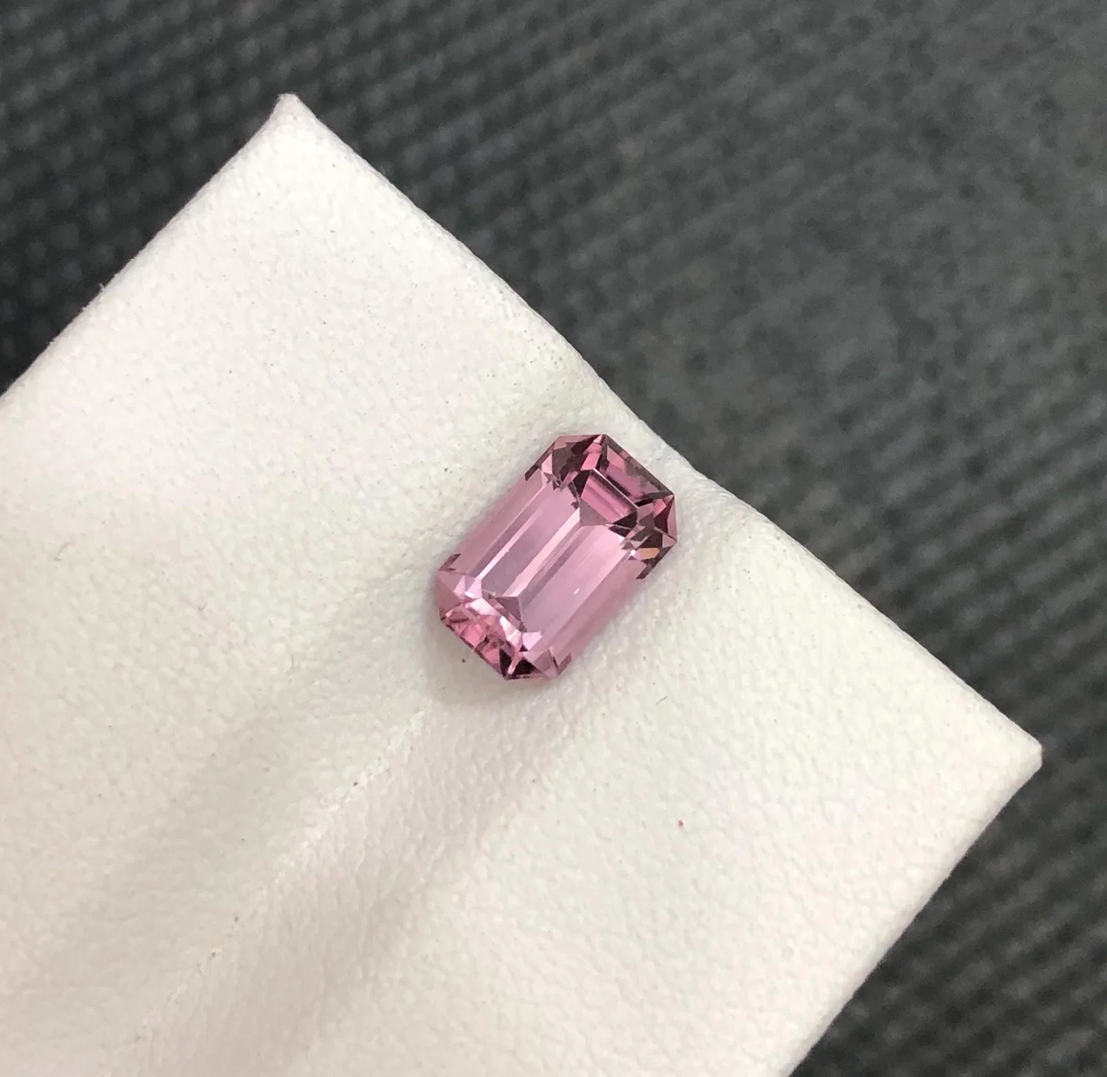 Cotton Pink Tourmaline Gemstone: Afghanistan Gem (8 X 5 X 4 MM)