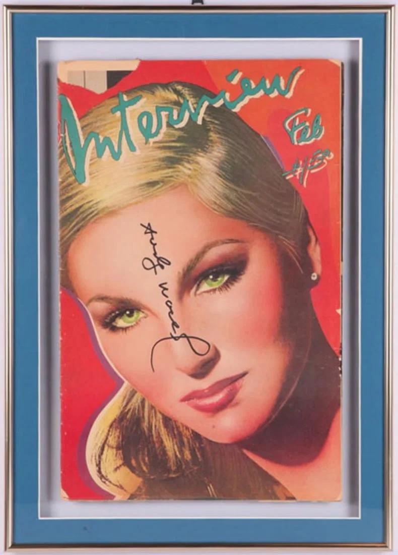 COVER OF THE 10TH ISSUE OF INTERVIEW MAGAZINE BY ANDY WARHOL, USA