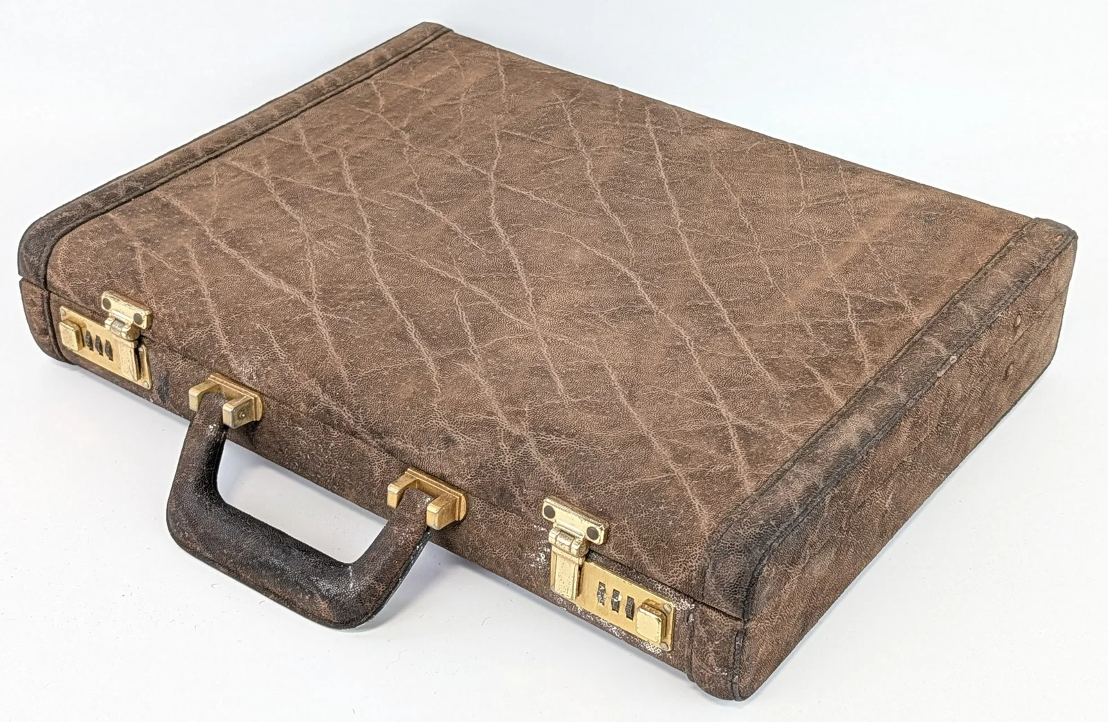 Custom Elephant Hide Taxidermy Briefcase