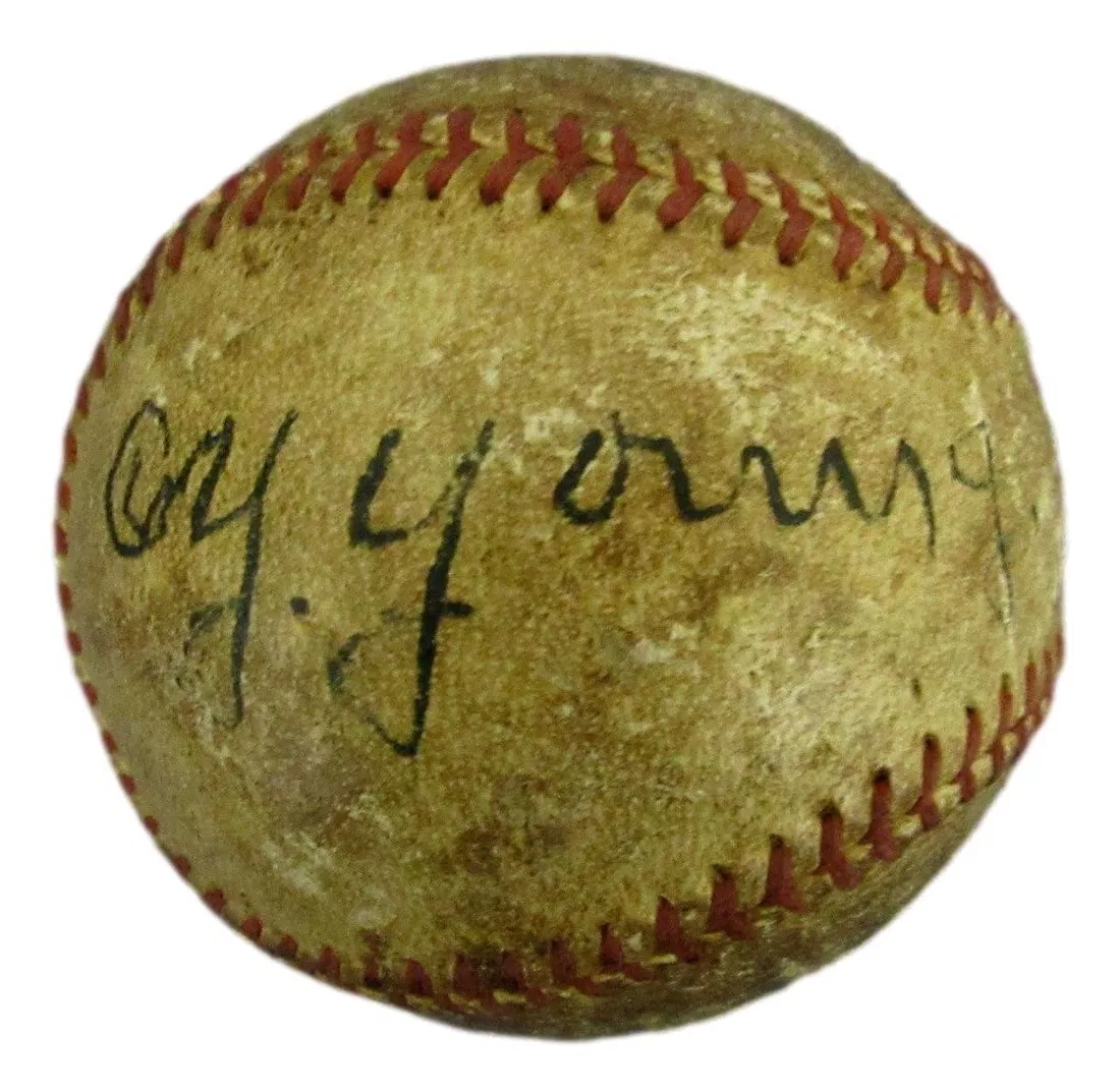 Cy Young Signed Cleveland Baseball with PSA DNA Authentication