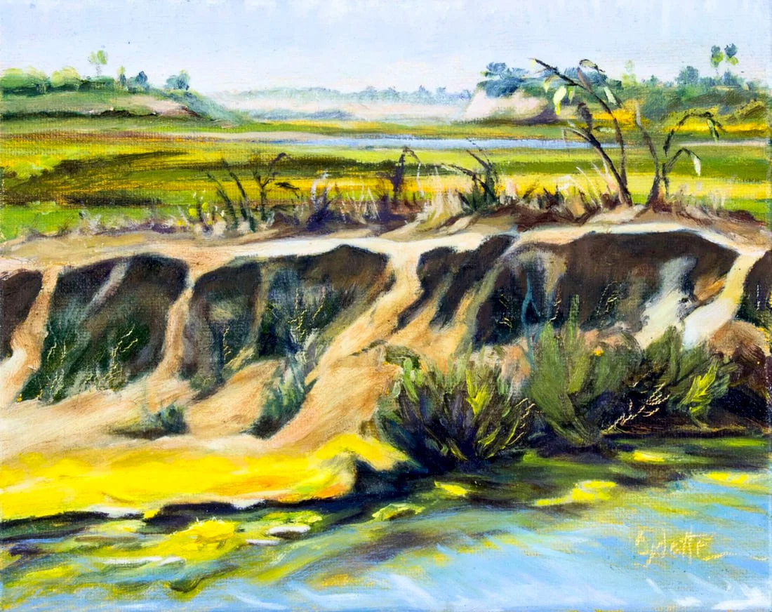 Cydette Vikander (CA,MT,b 1952) oil painting