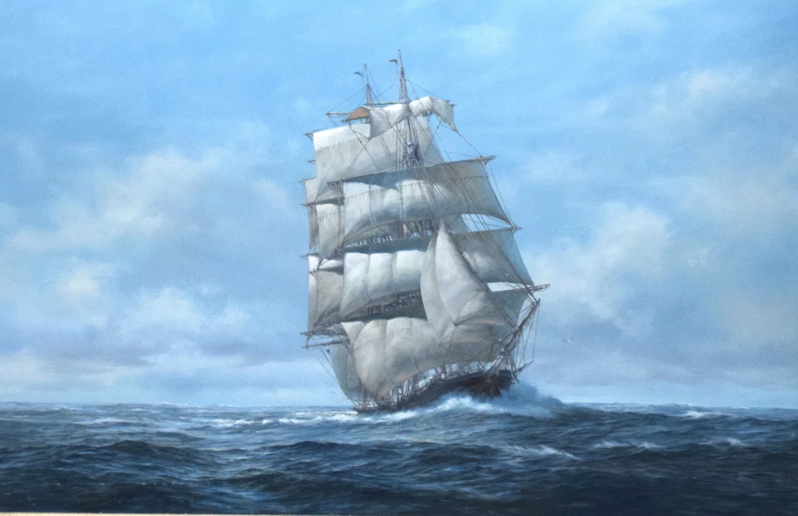 D. Remley Ship Painting