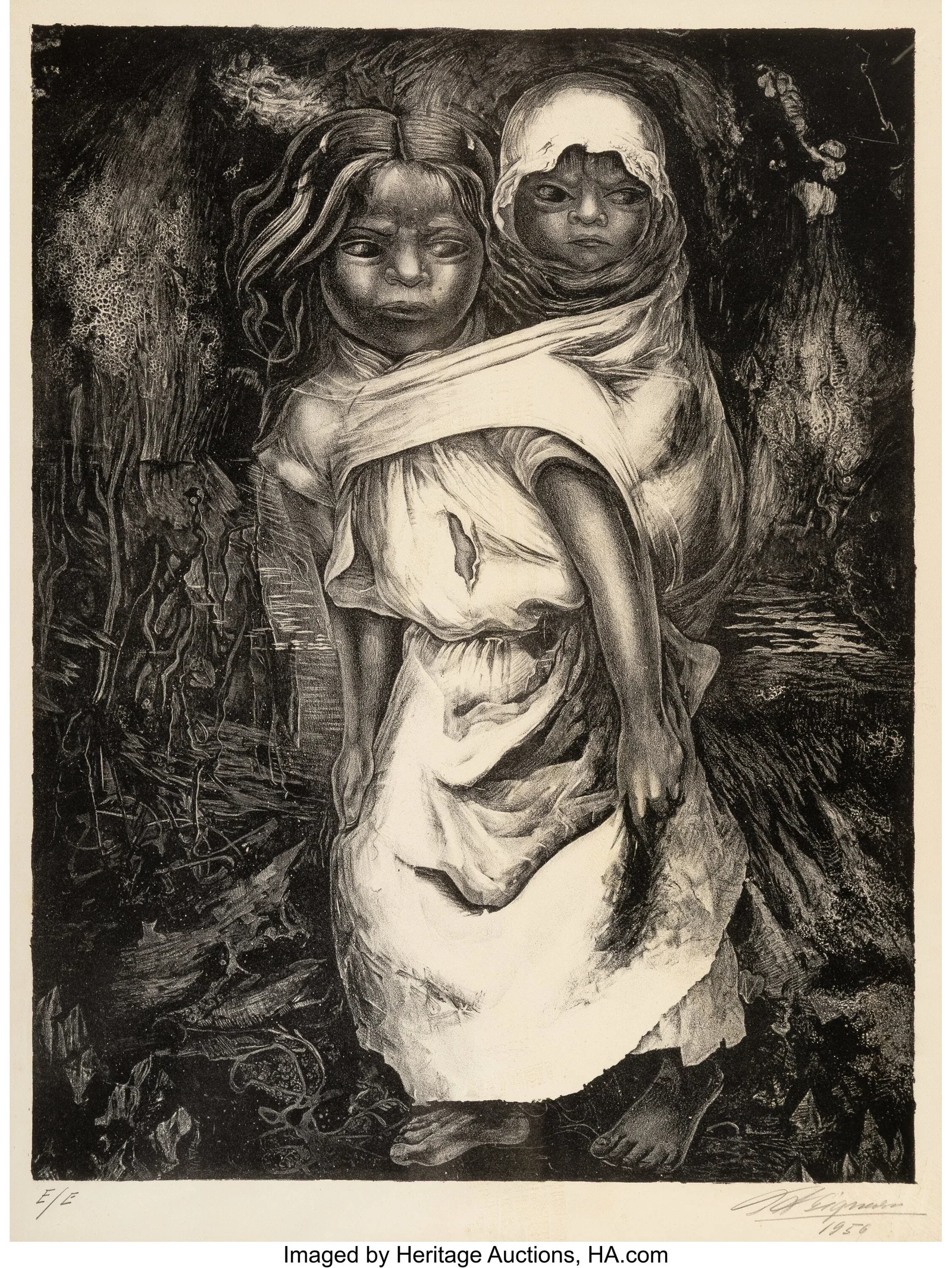 David Alfaro Siqueiros (1896-1974) Dos Niños, 1