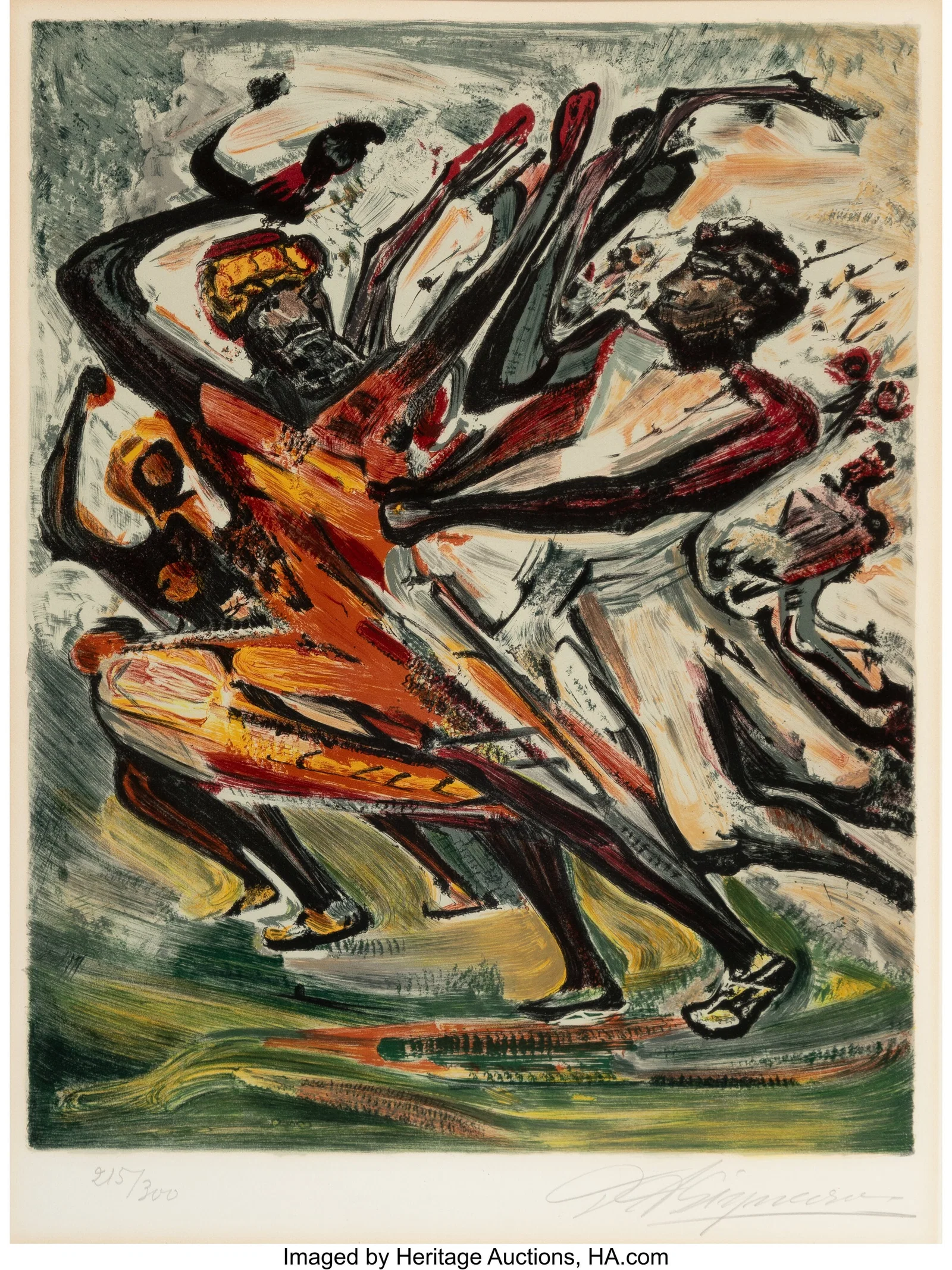 David Alfaro Siqueiros (1896-1974) Indian Dancer