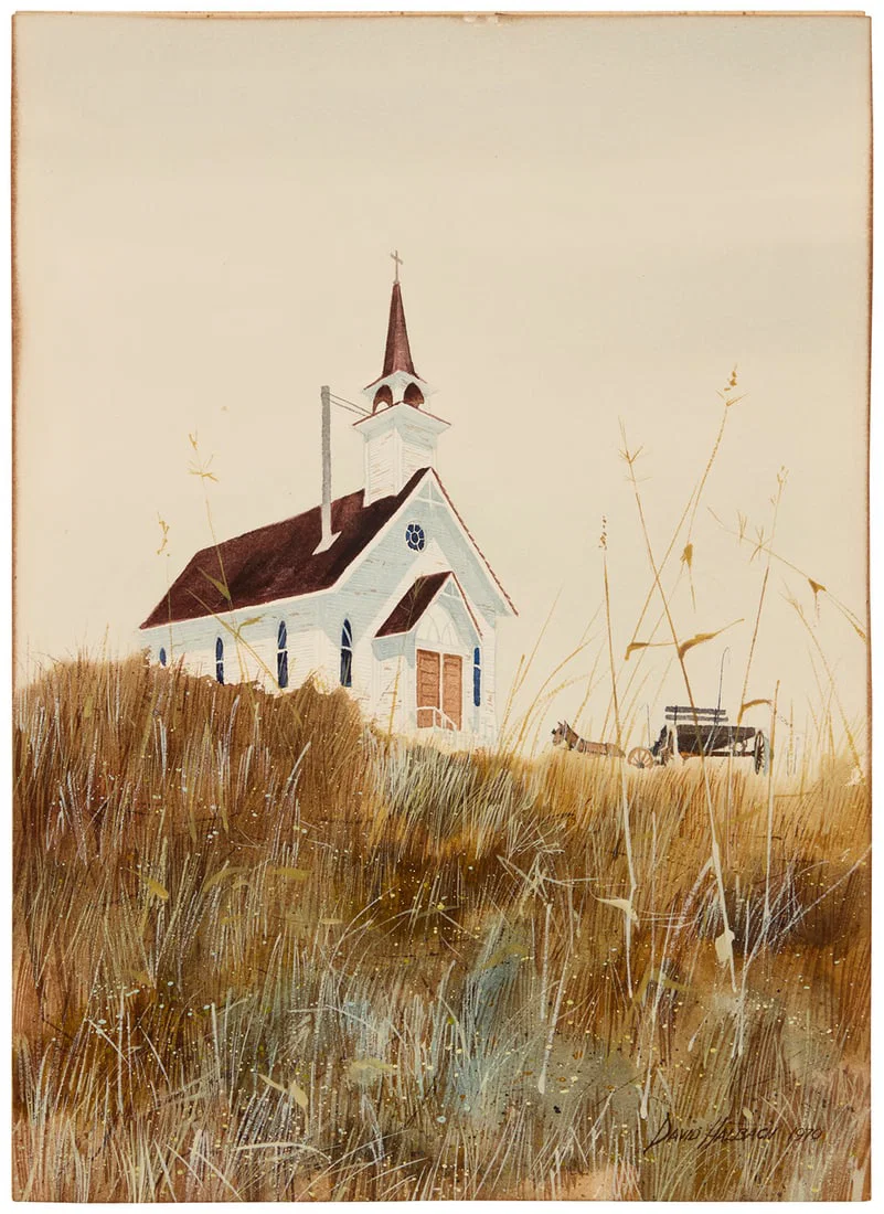 David Allen Halbach (1931-2022), Church, 1970