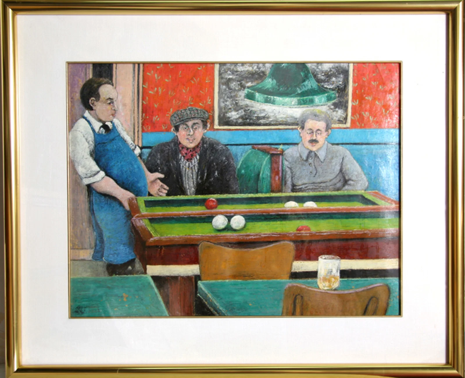 David Azuz, Pool Hall, Painting