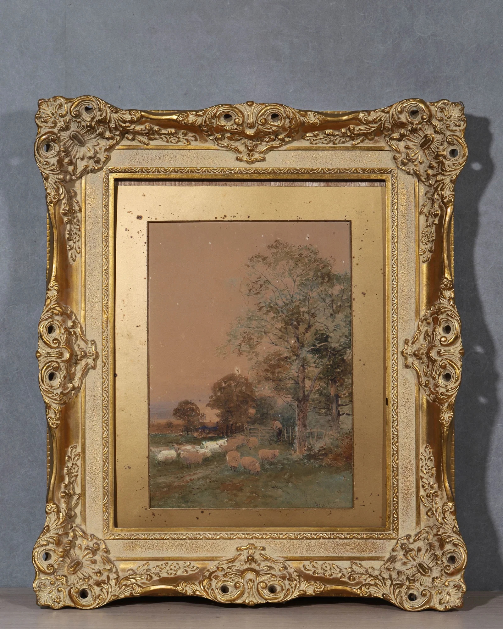 DAVID BATES 1840-1921, BRITISH WATERCOLOUR LANDSCAPE