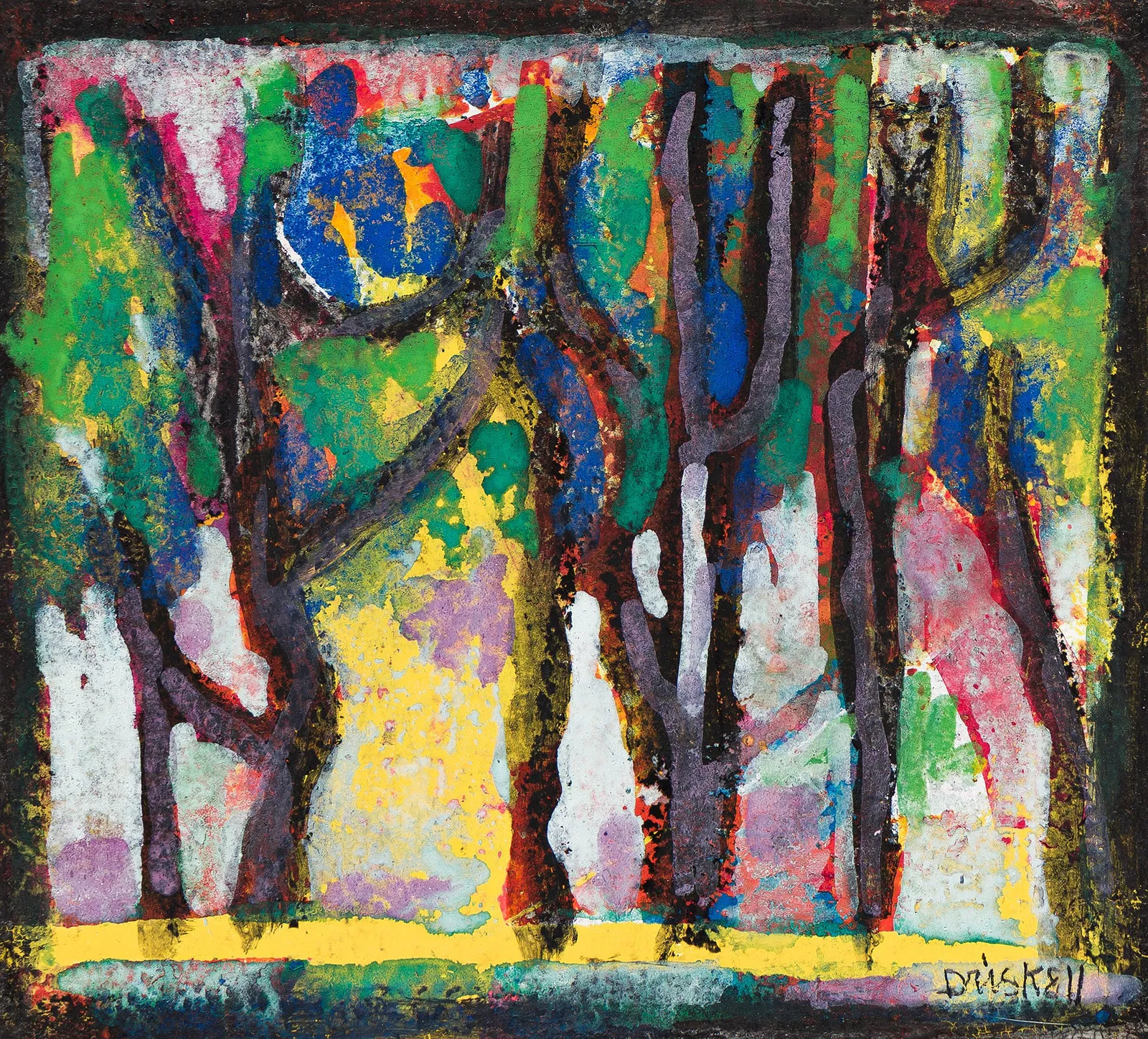 David C. Driskell (1931-2020), Sunlit Forest, 1992.