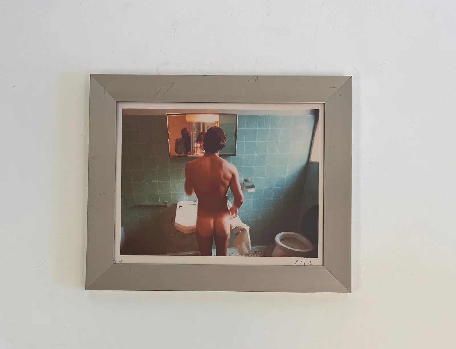 David Hockney- Peter Washing, Belgrade, 1970.