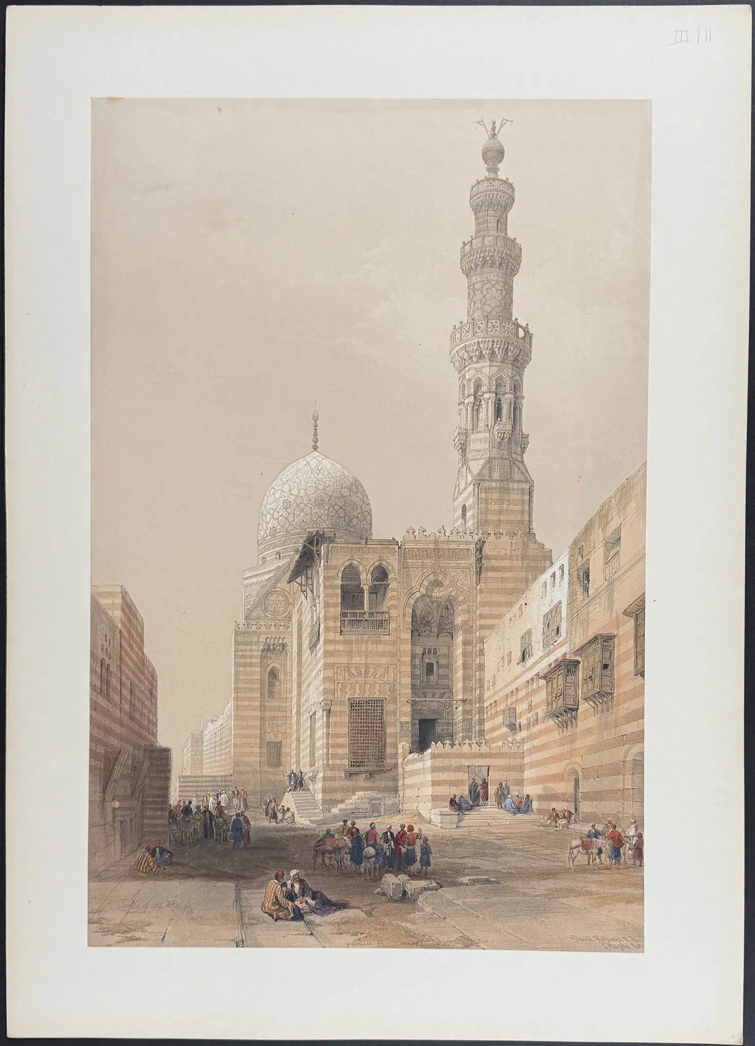 David Roberts, RSE - Tombs of the Khalifs, Cairo